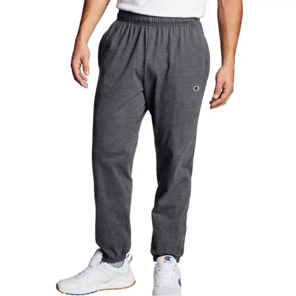 Champion Men’s and Closed Bottom Jersey Pants Active in gray size S - Picture 1 of 9